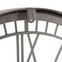 Voir la diapositive 3 : Paris Prix Horloge Murale Design  Métal & Verre  67cm Gris