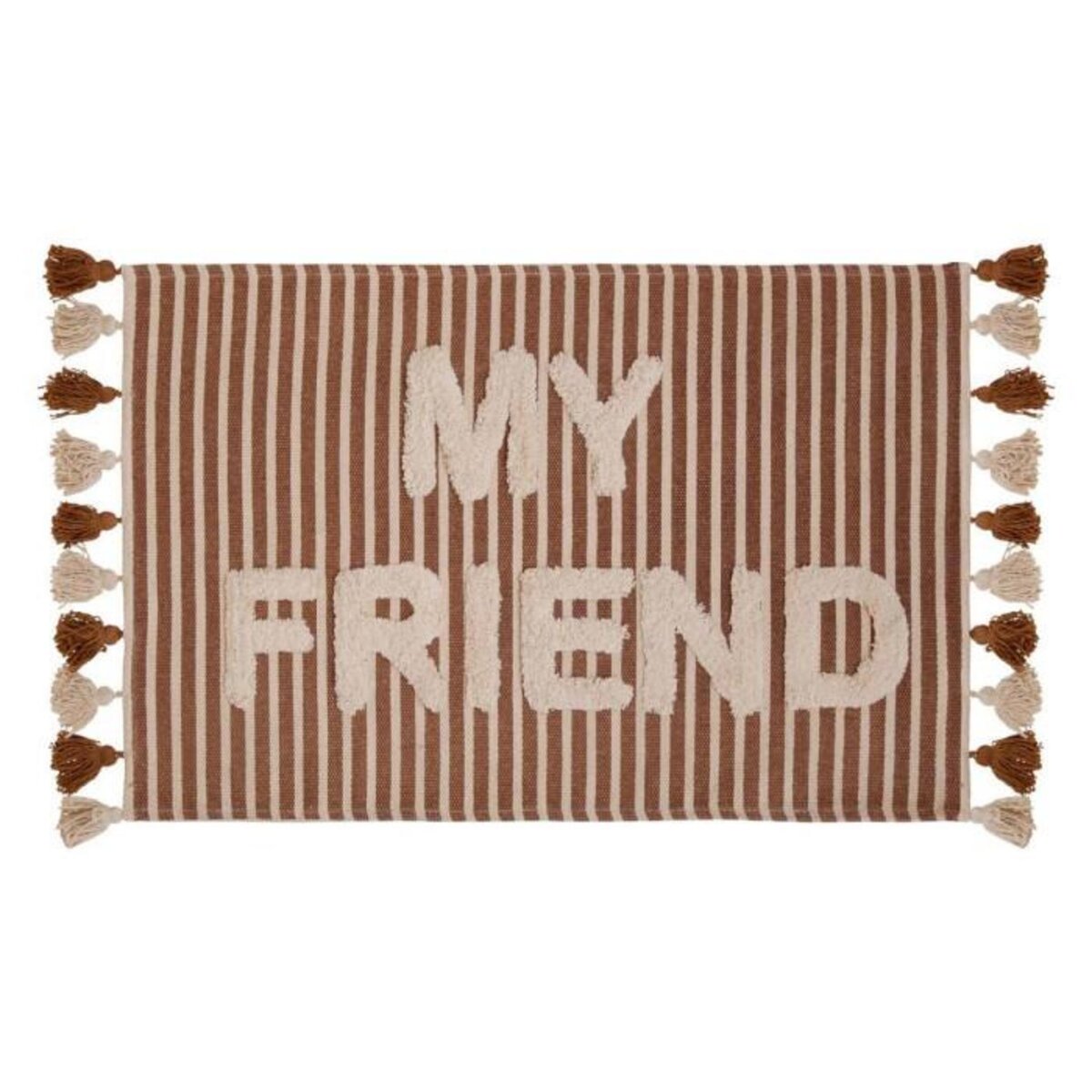 Atmosphera Kids Tapis Enfant Tufté  Scott  60x90cm Marron