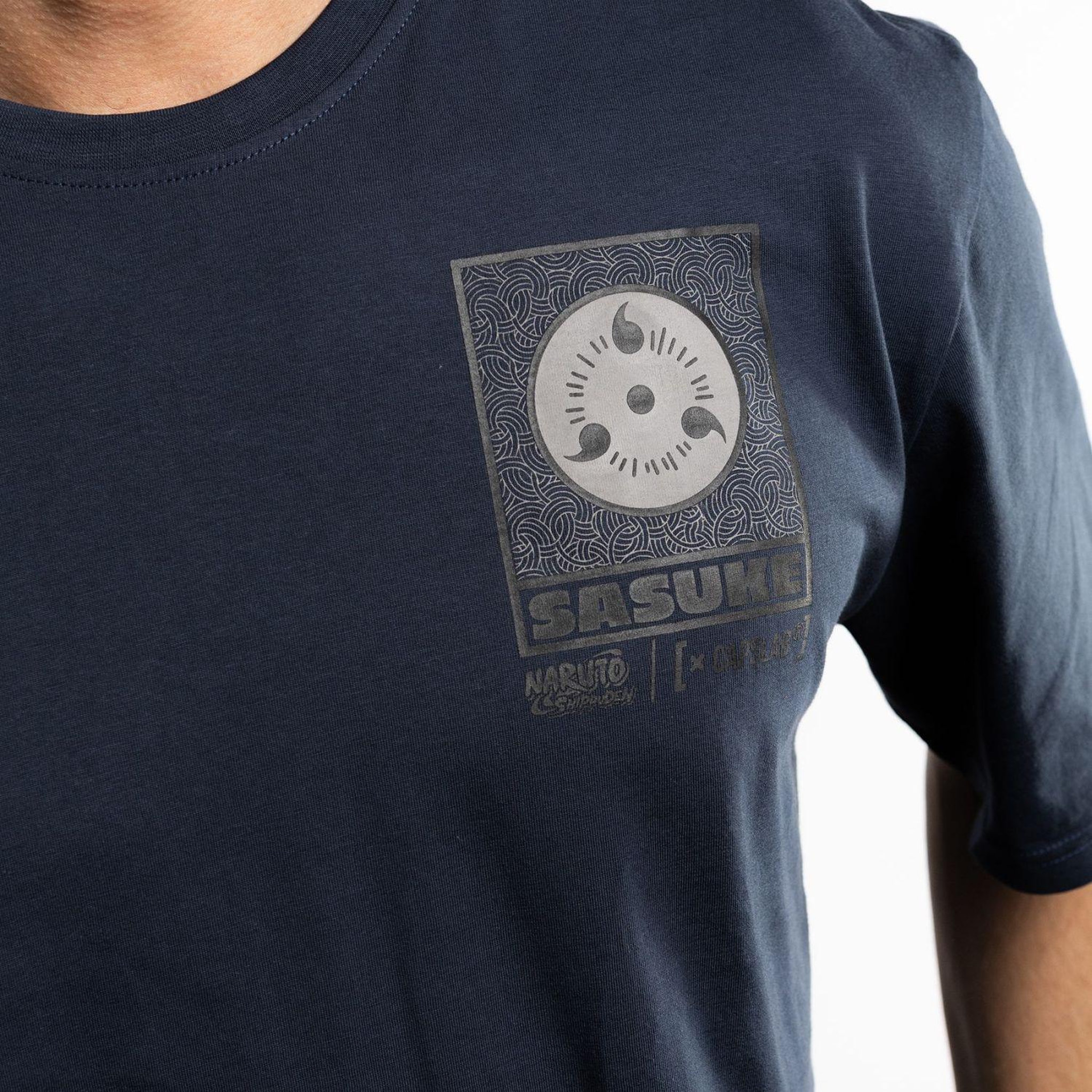 Voir la diapositive 5 : CAPSLAB T-shirt homme relax fit avec print naruto shippuden sasuke