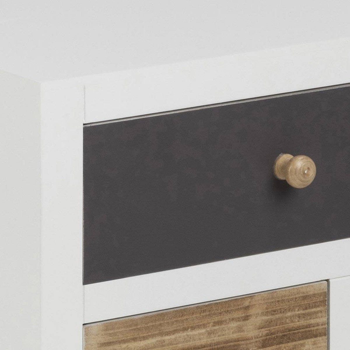 CONCEPT USINE Table de chevet 4 tiroirs multicolore DRAWER