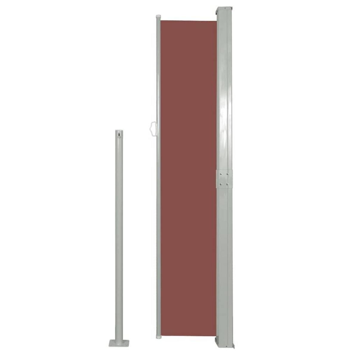 VIDAXL Auvent lateral retractable 140 x 300 cm Marron