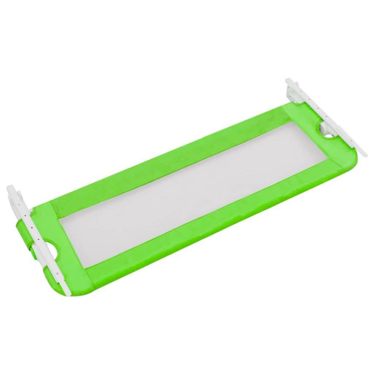 VIDAXL Barriere de securite de lit d'enfant Vert 120x42 cm Polyester