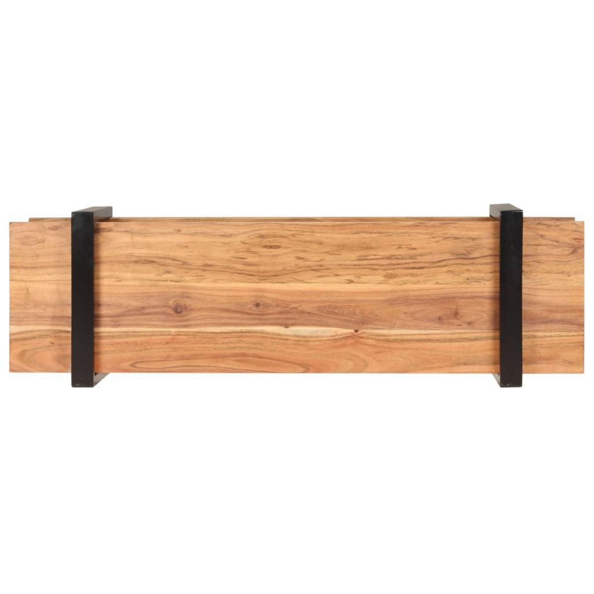 VIDAXL Meuble TV 130x40x40 cm Bois d'acacia solide