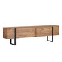 Voir la diapositive 1 : Habitat et Jardin Meuble TV en bois  Onera  - 180 x 30 x 50 cm - Pin Atlantique / Noir