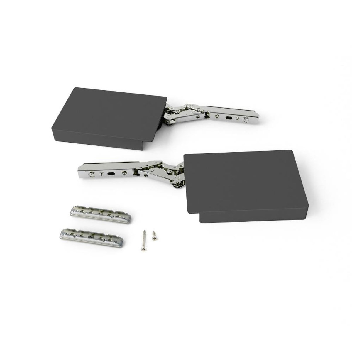 EMUCA SRL Compas pour portes relevables Altius Lift -  Relevable 560-1800 (low=L) -  Acier et plastique -  Gris antracite