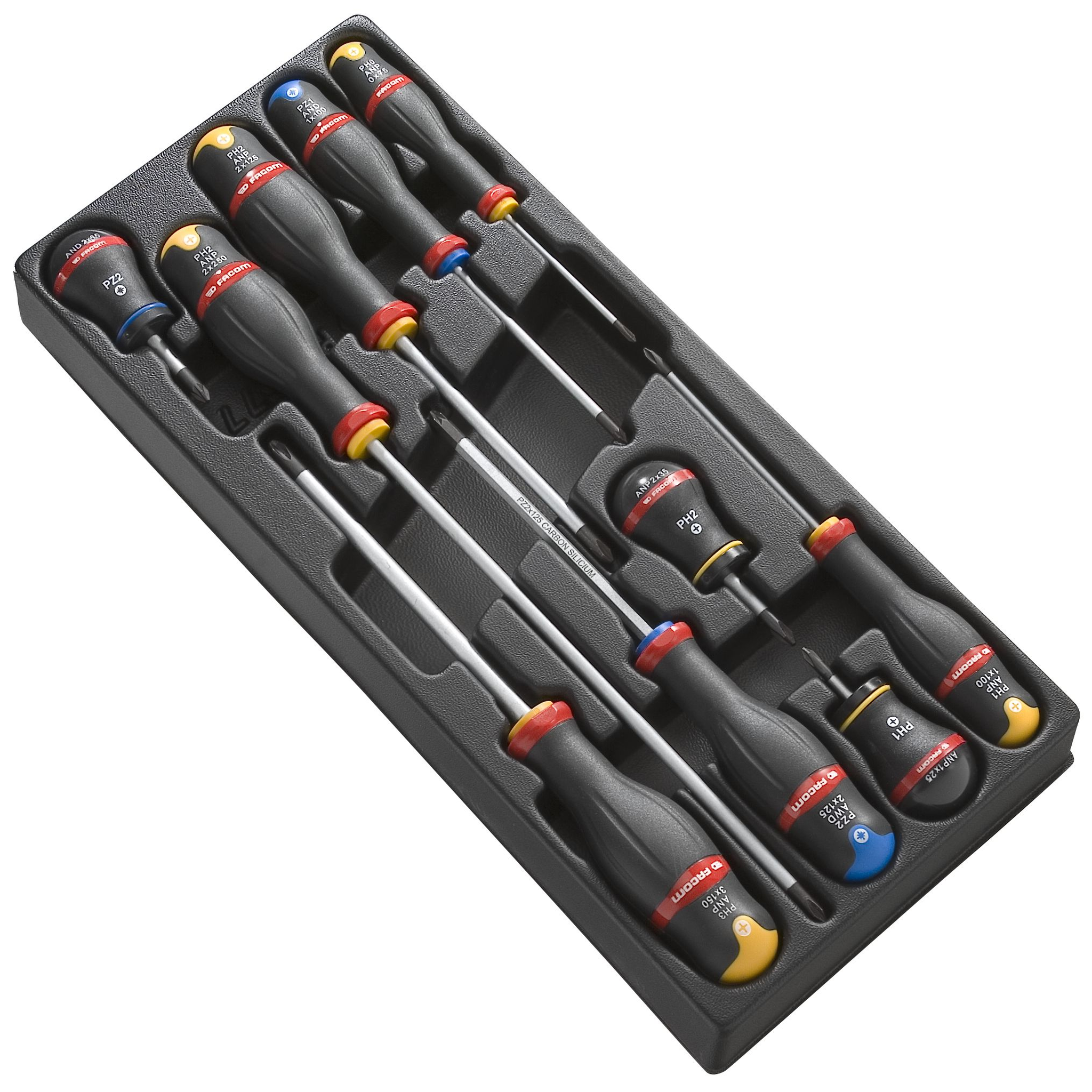 FACOM Module de 10 tournevis protwist® en plateau thermoformé