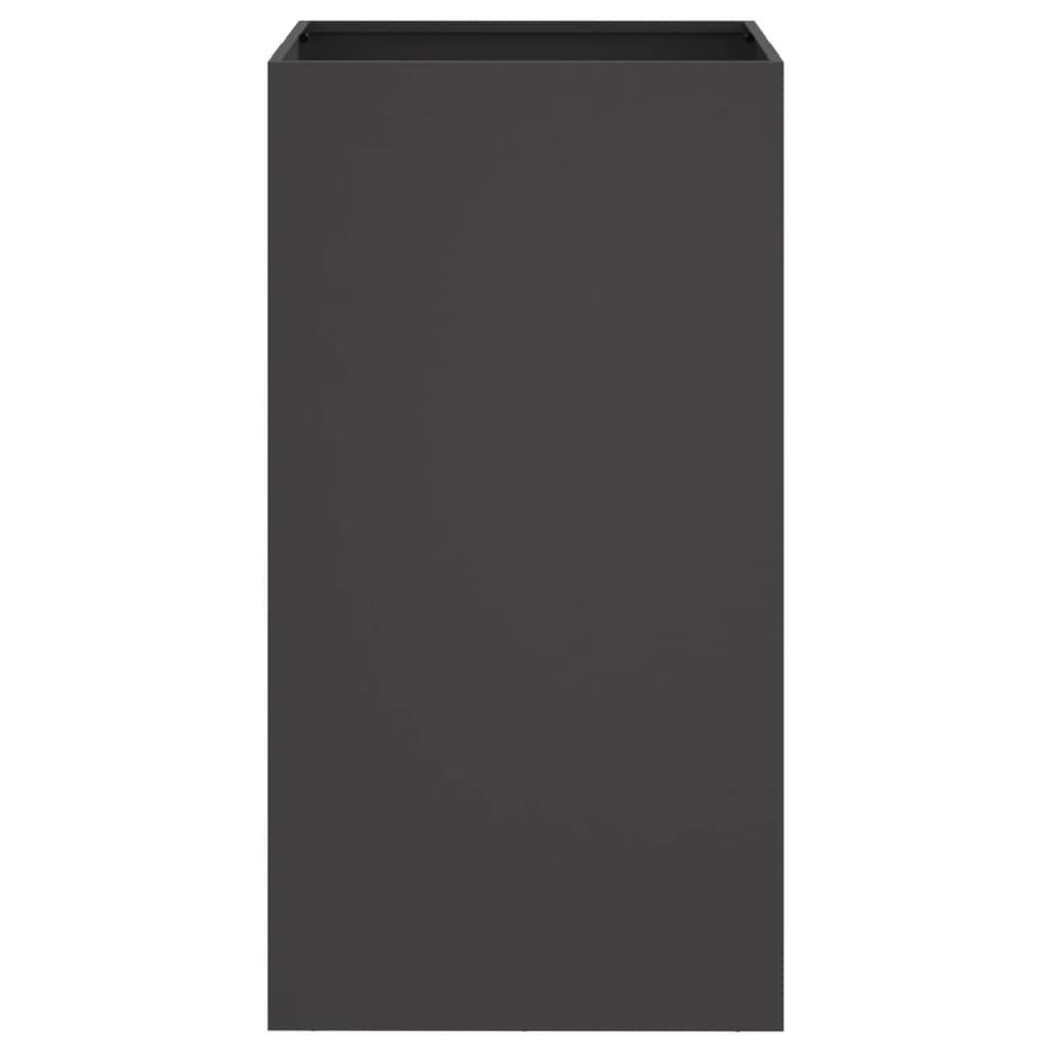 Voir la diapositive 4 : VIDAXL Jardiniere noir 42x38x75 cm acier