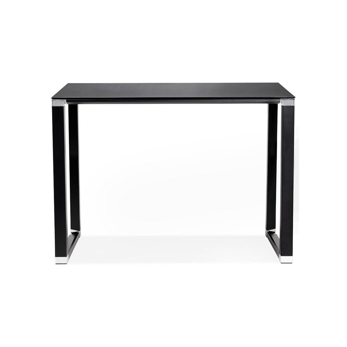 Paris Prix Bureau Design en Verre  Zaho  140cm Noir