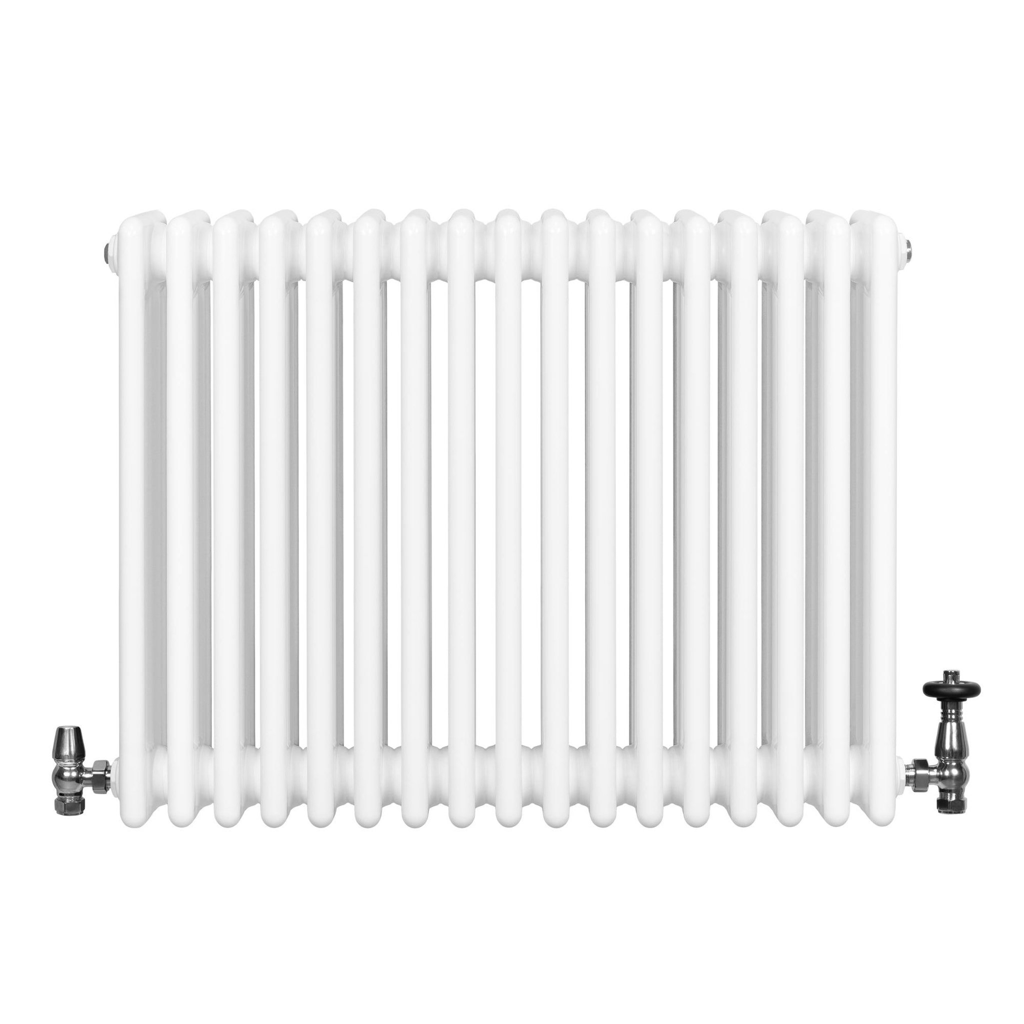 Voir la diapositive 2 : MONSTERSHOP Radiateur traditionnel à 4 colonnes & vannes - 600 x 785 mm