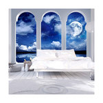 Paris Prix Papier Peint  Night in Greece. Coloris disponibles : Multicolore