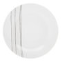 Voir la diapositive 1 : SECRET DE GOURMET Lot de 6 Assiettes à Dessert  Lignes  19cm Blanc
