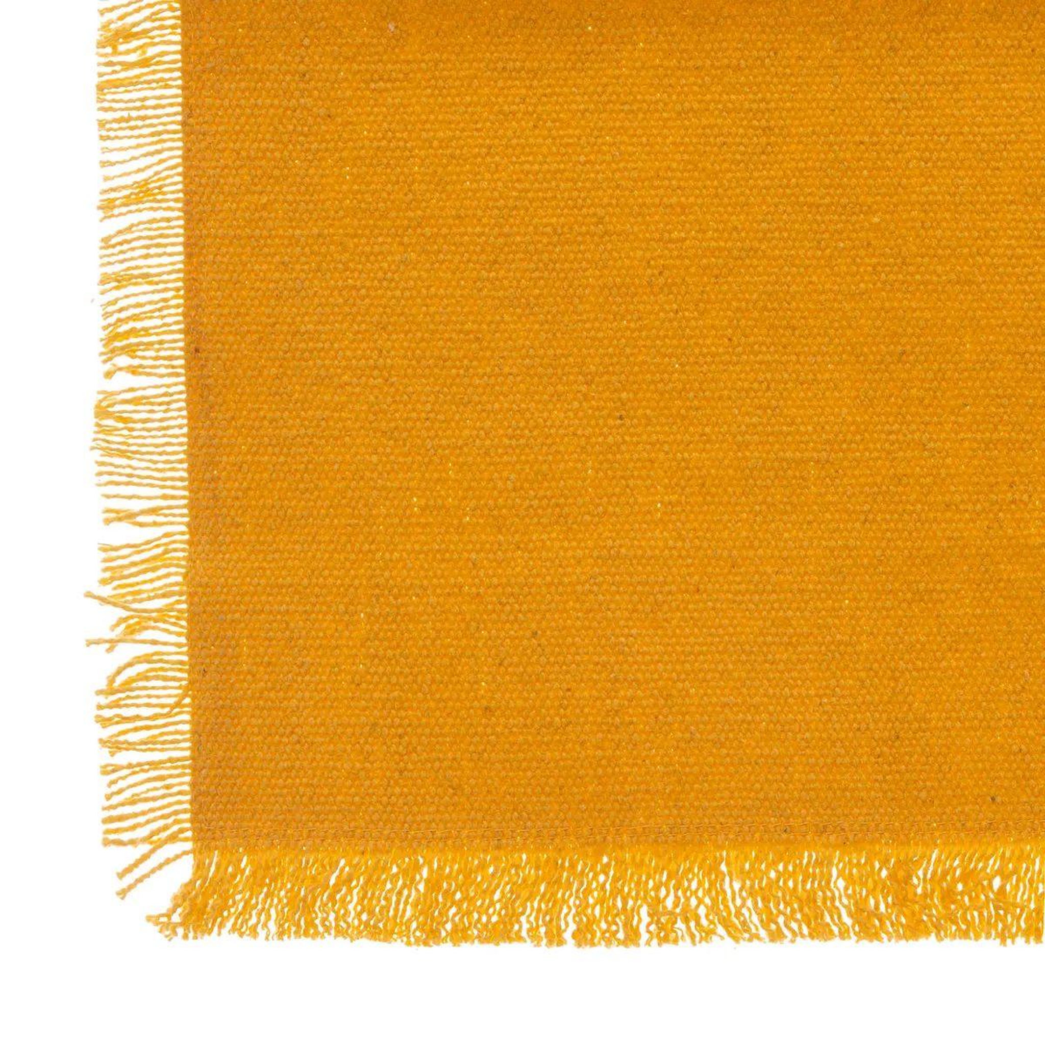 Voir la diapositive 2 : SECRET DE GOURMET Chemin de table  maha  38x140cm jaune