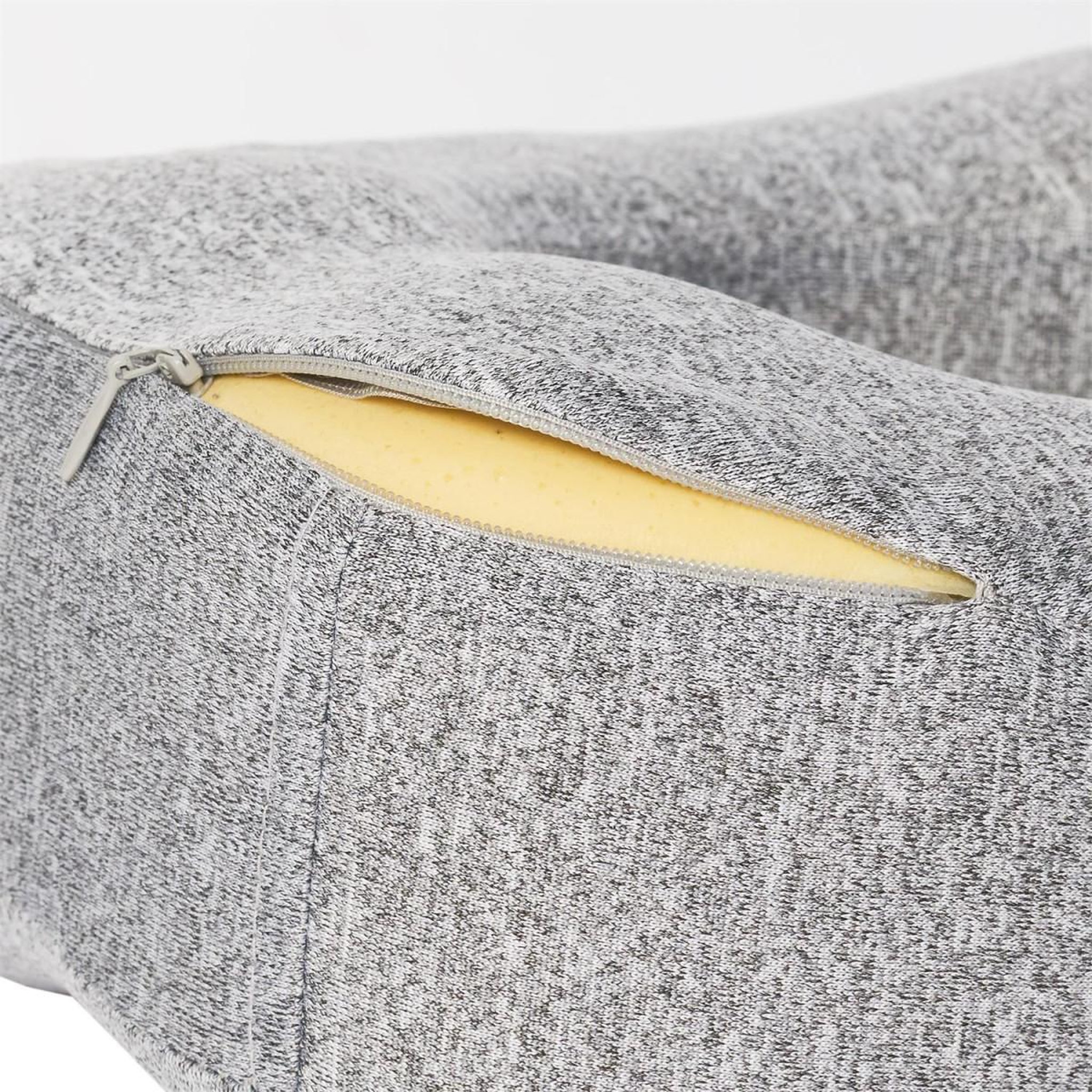 Voir la diapositive 4 : JET LAG Coussin de voyage  mémoire de forme  27cm gris