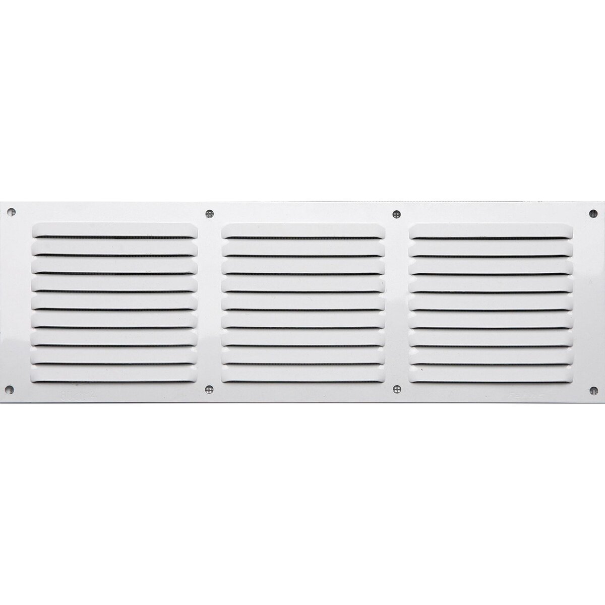 CENTRALE BRICO Grille d'aération aluminium laqué, L.10 x l.30 cm