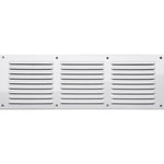 CENTRALE BRICO Grille d'aération aluminium laqué, L.10 x l.30 cm