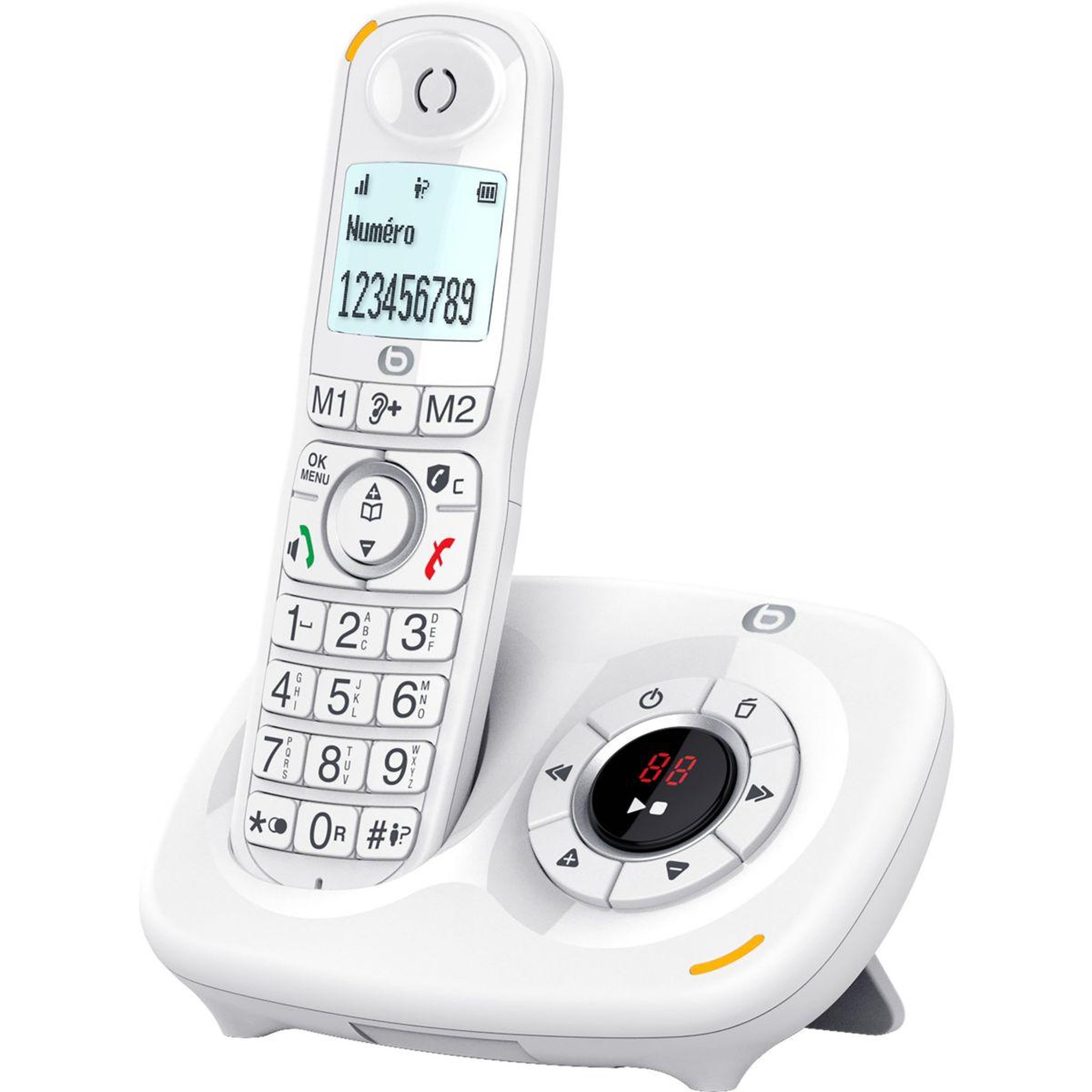 Voir la diapositive 4 : ESSENTIEL B Téléphone sans fil BRIO SOLO Rép