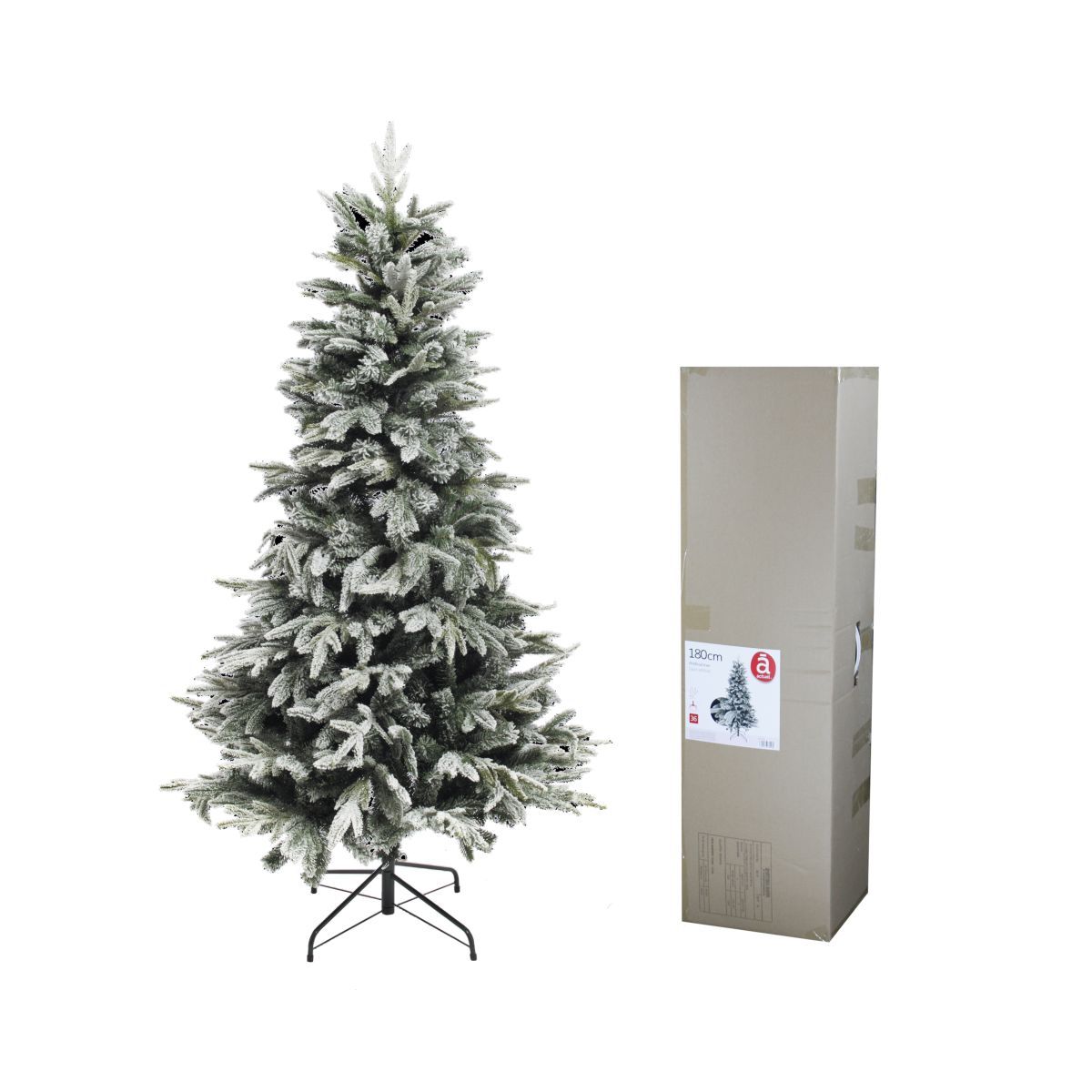 ACTUEL Sapin de Noël artificiel Grey 180 cm Ø 107 cm