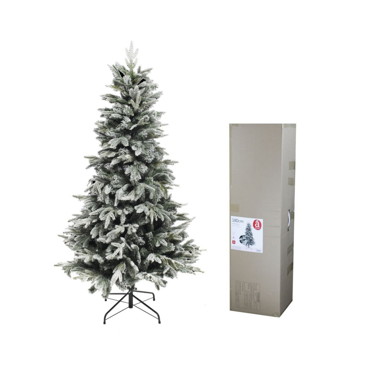 ACTUEL Sapin de Noël artificiel Grey 180 cm Ø 107 cm
