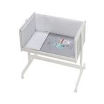 INTERBABY Berceau Cododo Tipi Oso-Gris : Confort et Sécurité pour Bébé