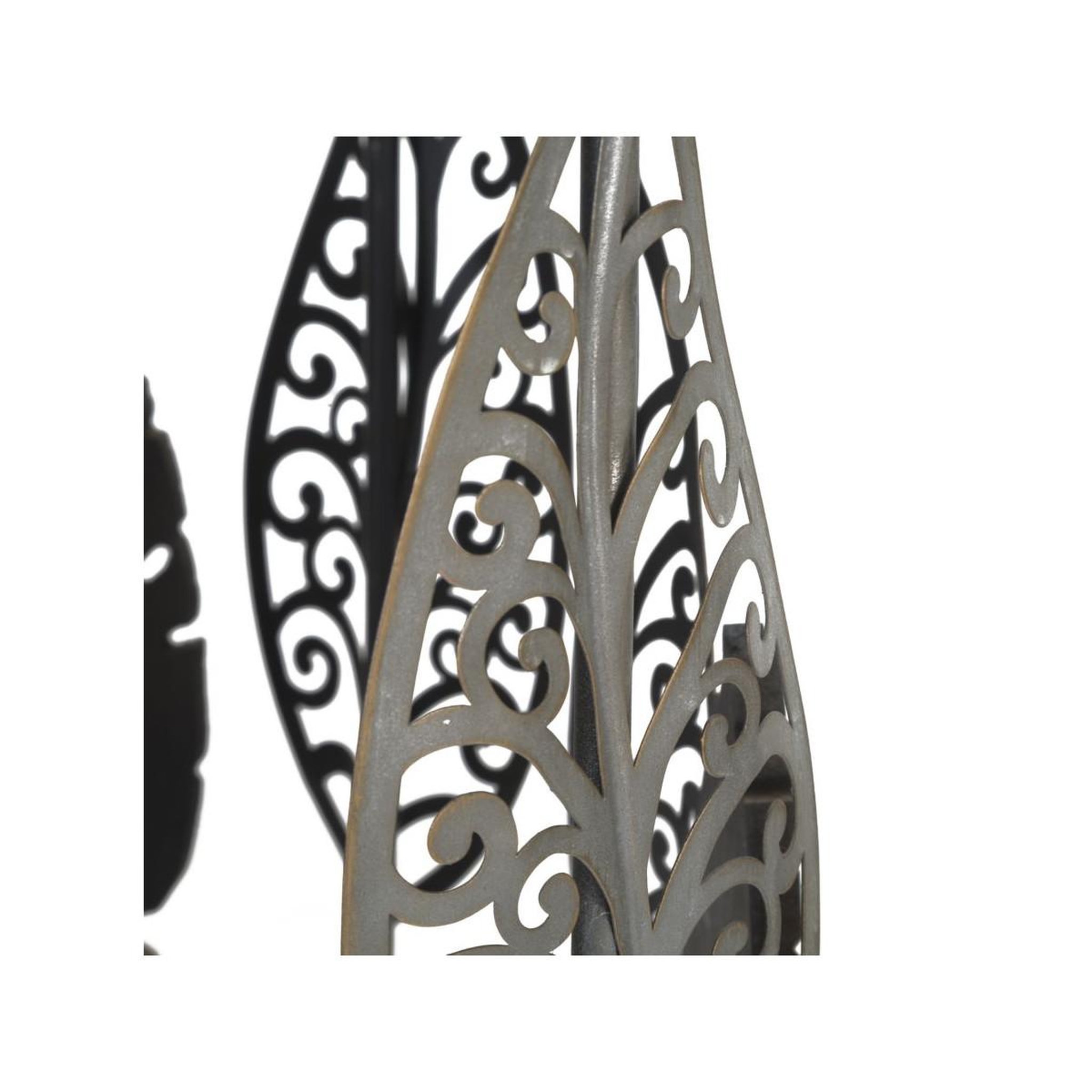 Voir la diapositive 5 : Paris Prix Lot de 2 tables d'appoint  feuilles  55cm multicolore