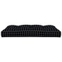 Voir la diapositive 5 : VIDAXL Coussin de palette motif a carreaux noir 120x80x12 cm tissu