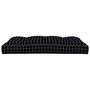 Voir la diapositive 5 : VIDAXL Coussin de palette motif a carreaux noir 120x80x12 cm tissu