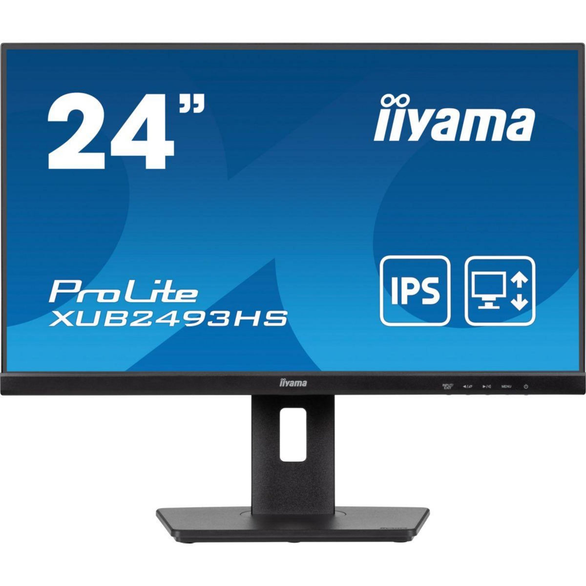 Iiyama Ecran PC PROLITE XUB2493HS-B6 24'' Plat IPS