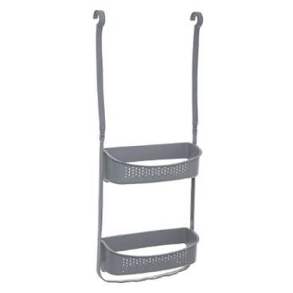 FIVE Support de Douche 2 Paniers  Souple  70cm Gris