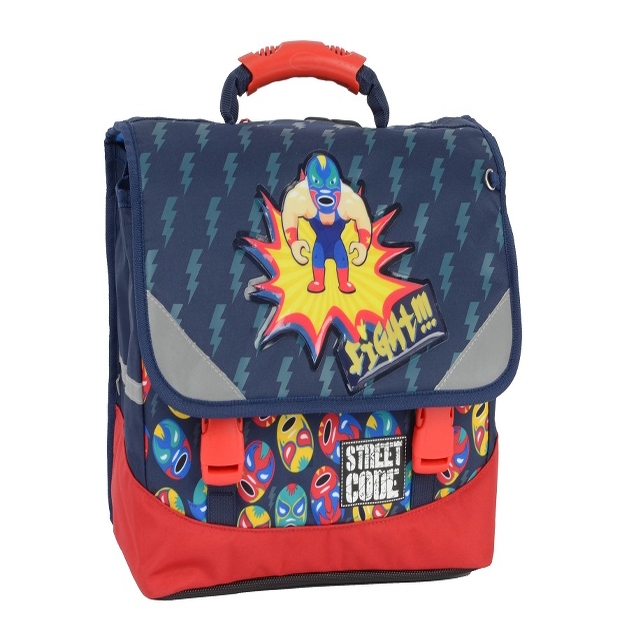 AUCHAN Cartable 36 cm Mask Héros
