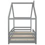 Voir la diapositive 6 : MERAX Lit cabane enfant 90 x 200 cm avec sommier