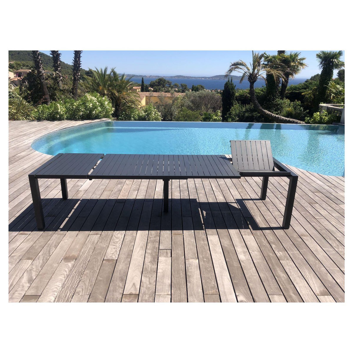 Givex Table de jardin XXL extensible - PRISMA