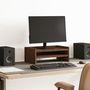 Voir la diapositive 1 : VIDAXL Support de moniteur chêne marron 42x24x16 cm bois d ingénierie