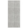 Voir la diapositive 4 : VIDAXL Armoire a chaussures Gris beton 80x35,5x180cm Bois d'ingenierie