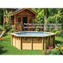 Voir la diapositive 5 : GRE Piscine bois Violette 2 Ø 5,00 x 1,27 m - Gré