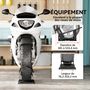 Voir la diapositive 5 : HOMCOM Bloque roue à fixer - bloque roue moto réglable - pneus de 3 à 8 pouces - acier noir