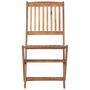 Voir la diapositive 3 : VIDAXL Chaises pliables d'exterieur 8 pcs Bois d'acacia solide