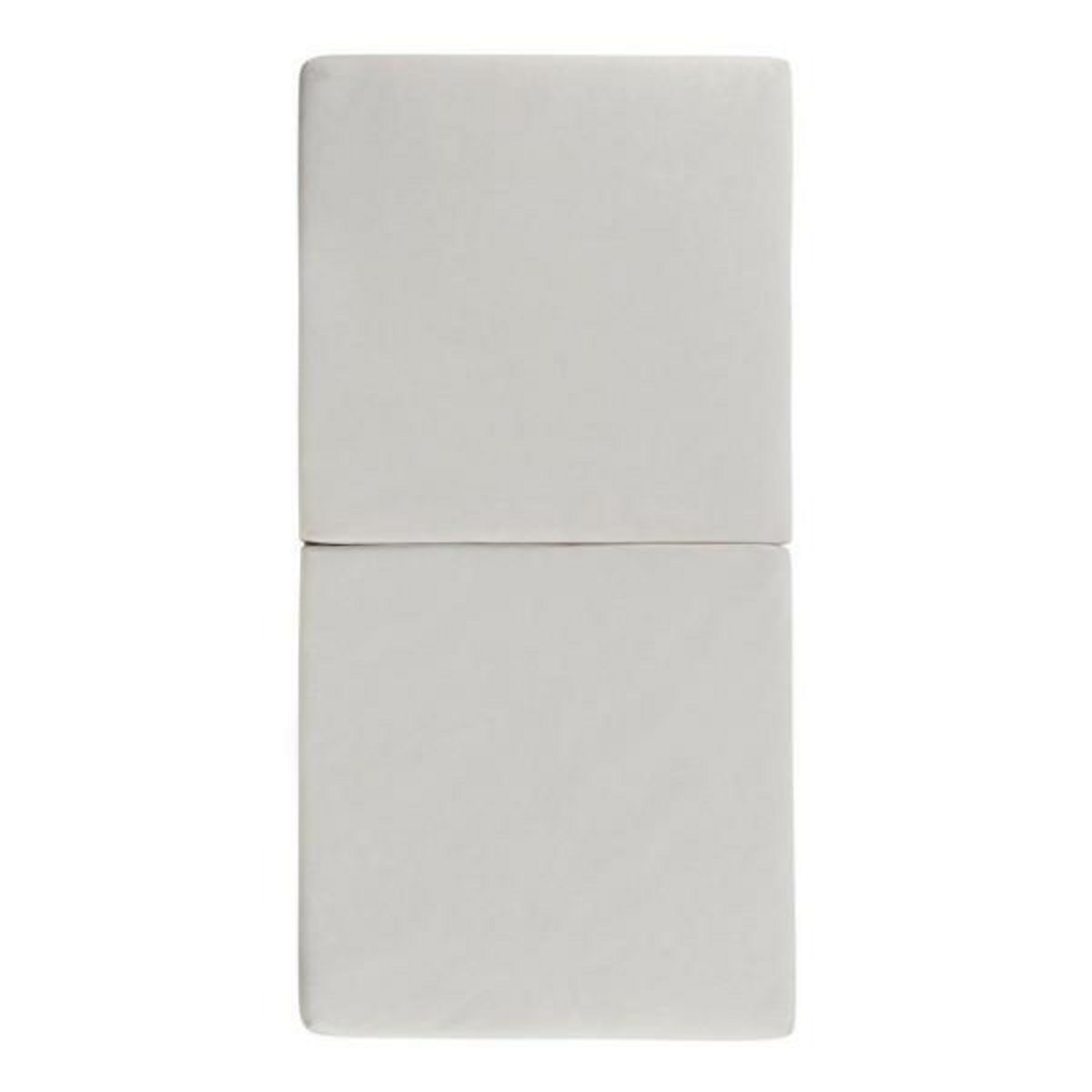 TINEO Matelas Bébé Pliant 60x120x4cm - 2 Parties - Couchage D'appoint - Déhoussable - Fabriqué En France