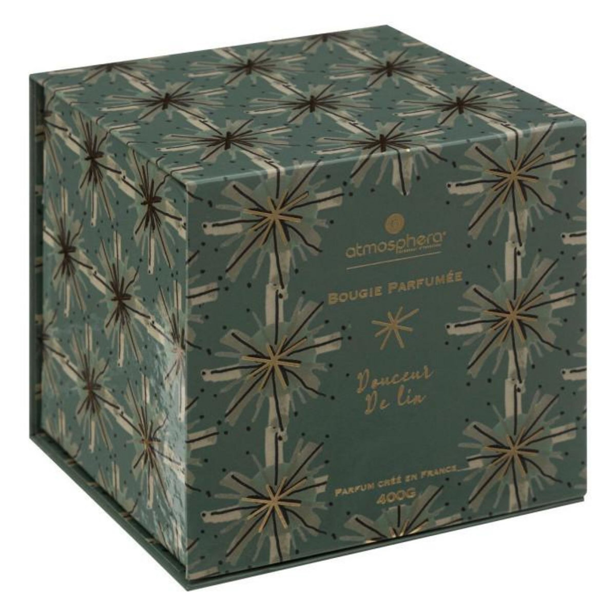 ATMOSPHERA Bougie Parfumée  Plum  400g Douceur de Lin