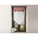 SOLEIL D'OCRE Brise-bise en coton VICHY, jacquard. Coloris disponibles : Rouge