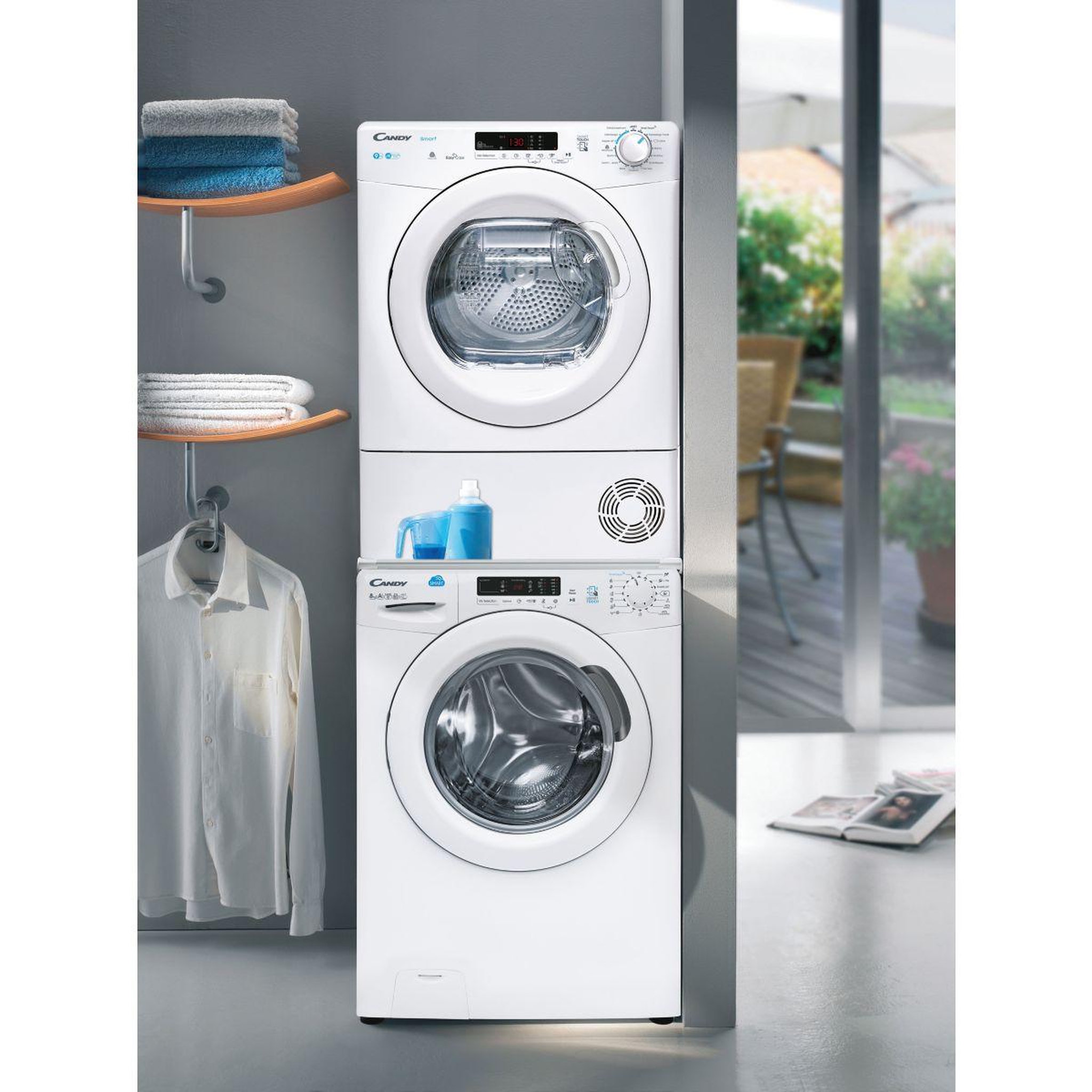 Voir la diapositive 4 : Candy Sèche linge à condensation CSE C9DE-47