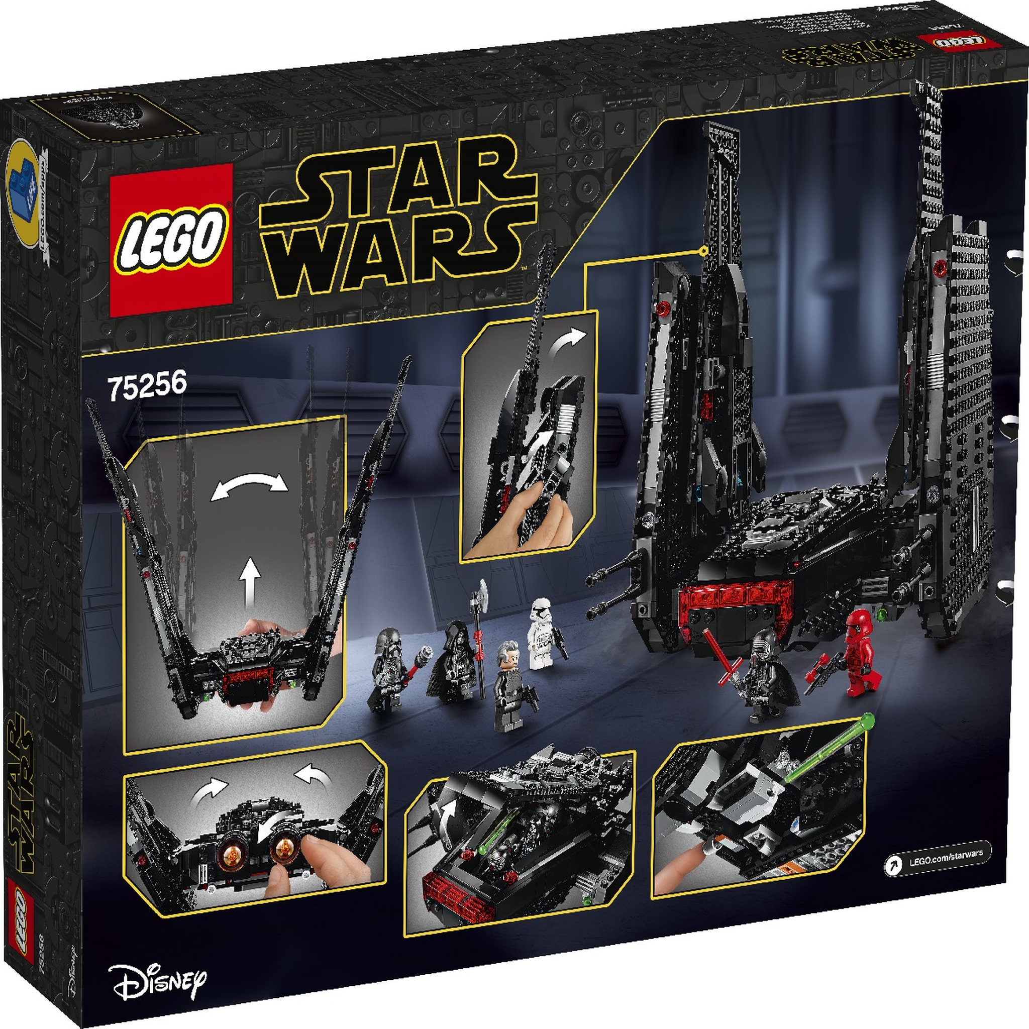 Voir la diapositive 4 : LEGO Star Wars 75256 La navette de Kylo Ren