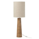 Paris Prix Lampe à Poser Filetage en Bois  Ailanthus  85cm Naturel