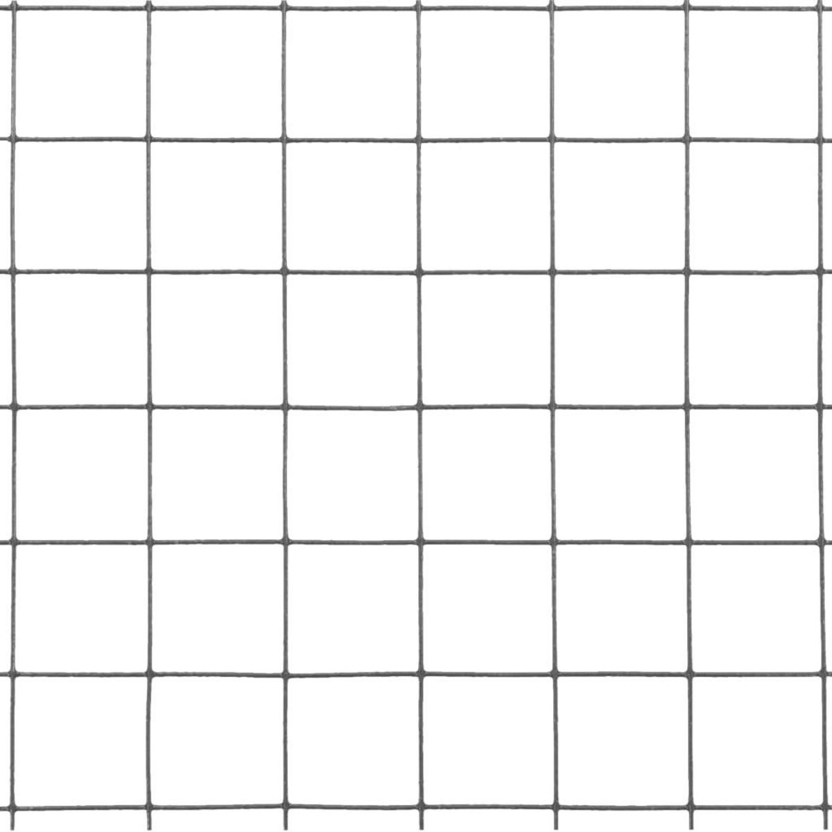 VIDAXL Grillage acier avec revetement en PVC 10x1 m gris