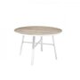 MARKET24 Table de jardin ronde - Diametre 120 cm - Aluminium