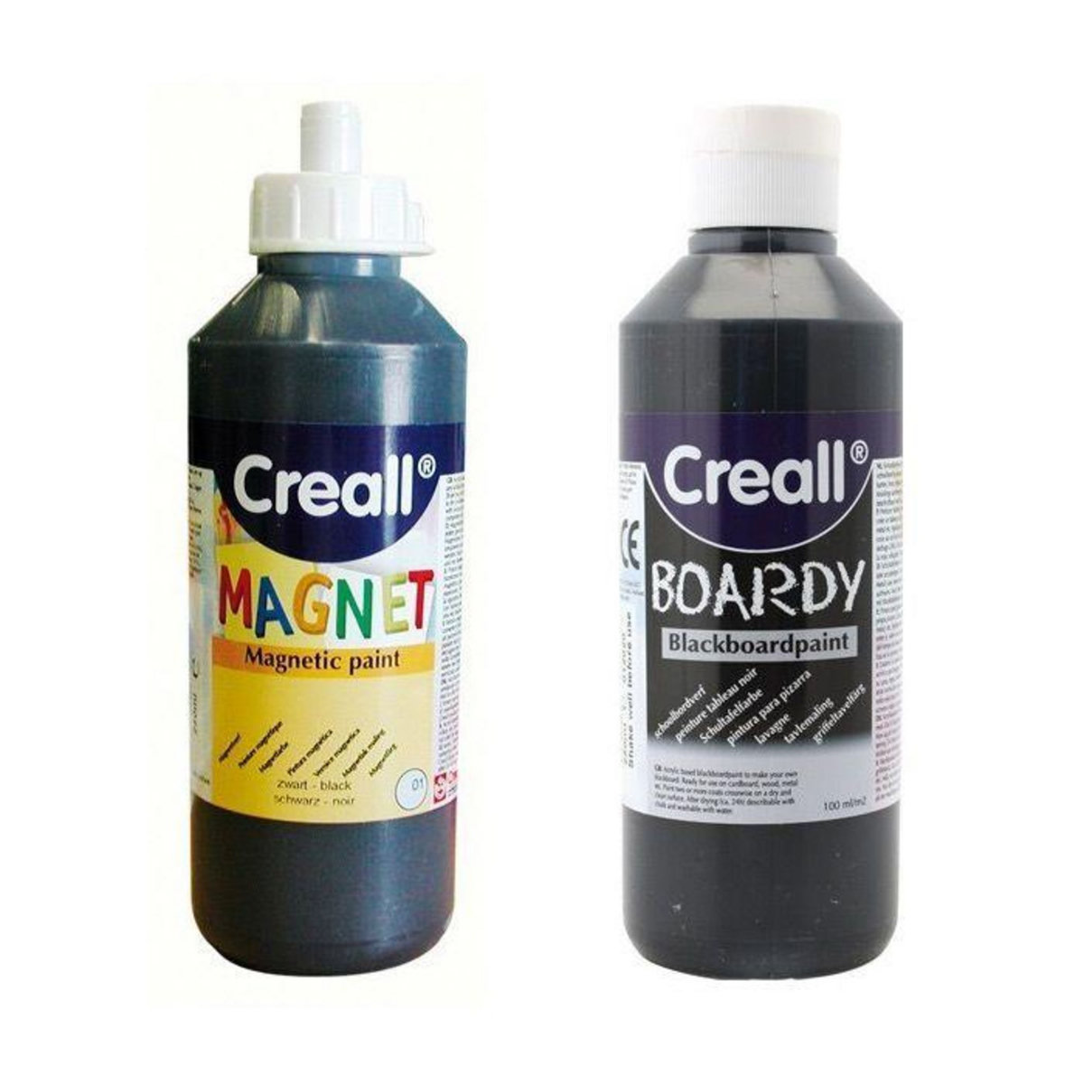Creall Peinture magnétique noire + Peinture ardoise