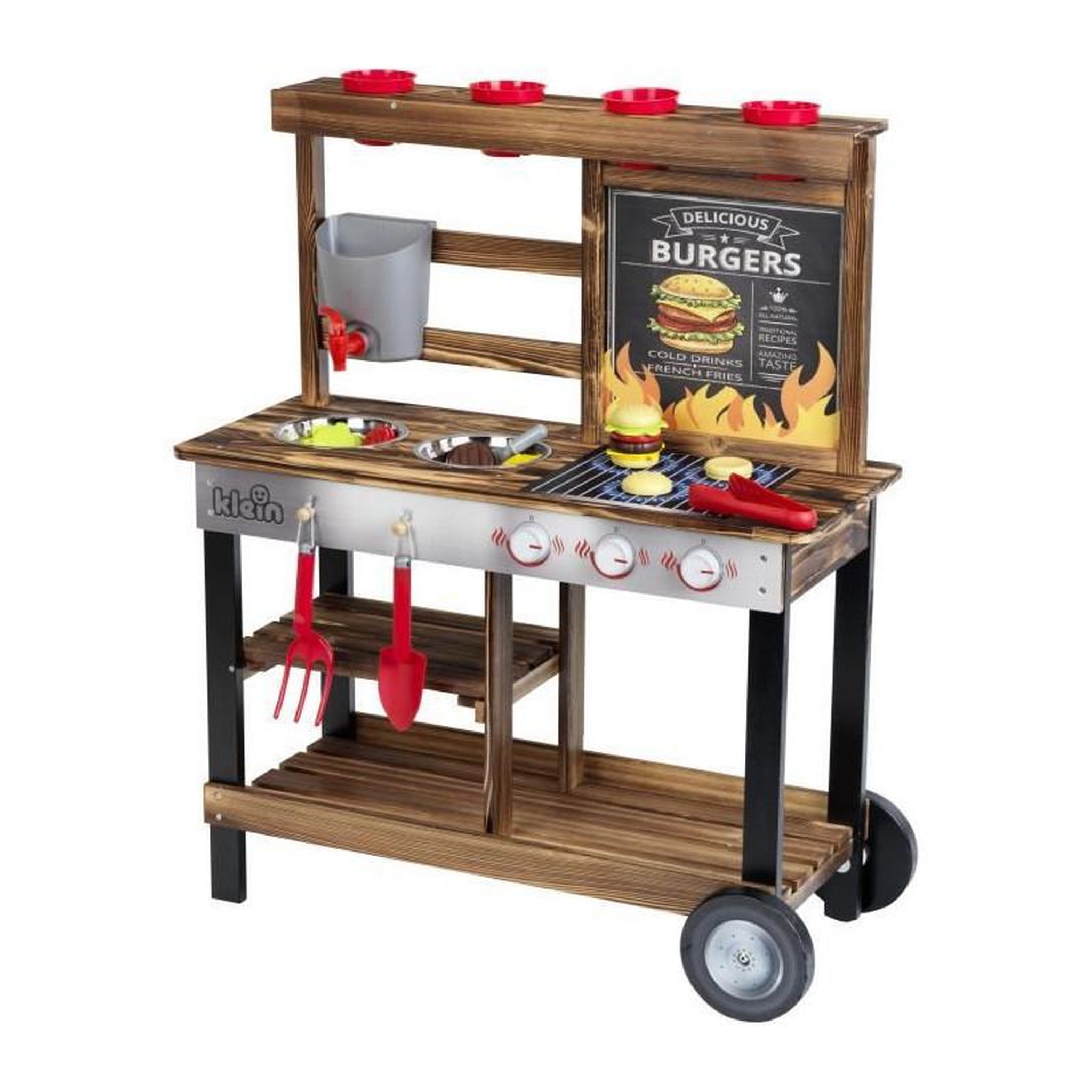 Voir la diapositive 3 : Klein Cuisine d'été en bois Beach Picnic avec 23 accessoires - KLEIN - 2368