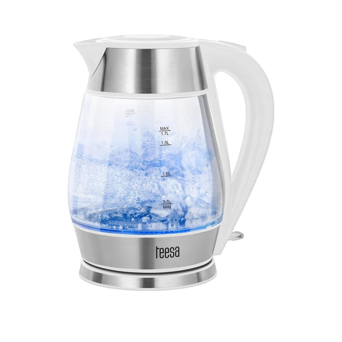 Tesa Bouilloire électrique Teesa TSA1512W 2200 W 1,7 litre blanc
