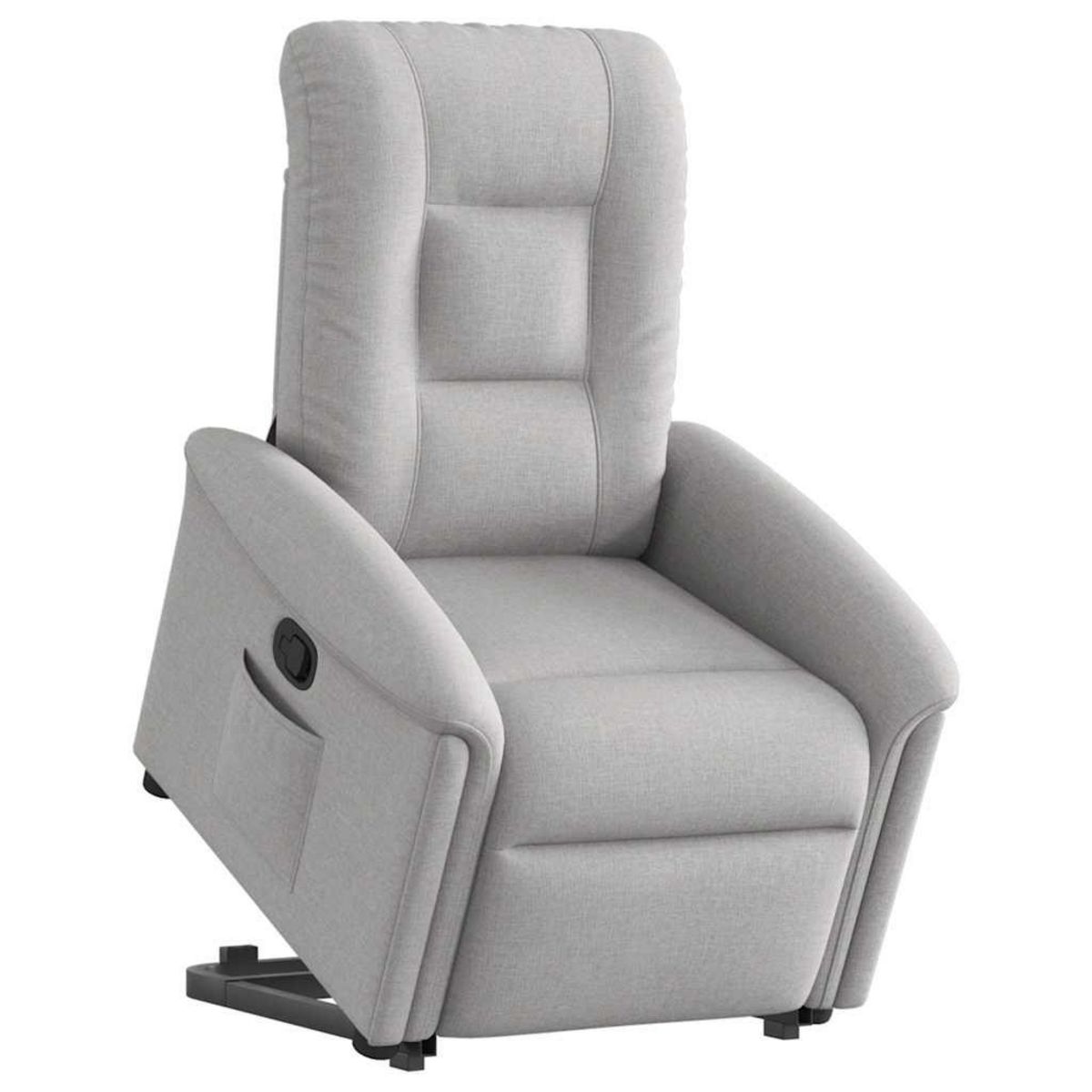 VIDAXL Fauteuil inclinable gris nuage tissu