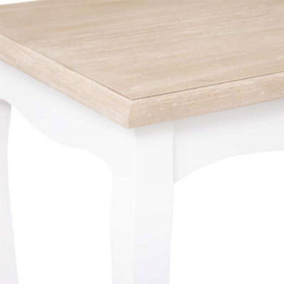 ATMOSPHERA Lot de 2 Tables Basses  Chrysa  60cm Blanc