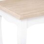 Voir la diapositive 4 : ATMOSPHERA Lot de 2 Tables Basses  Chrysa  60cm Blanc
